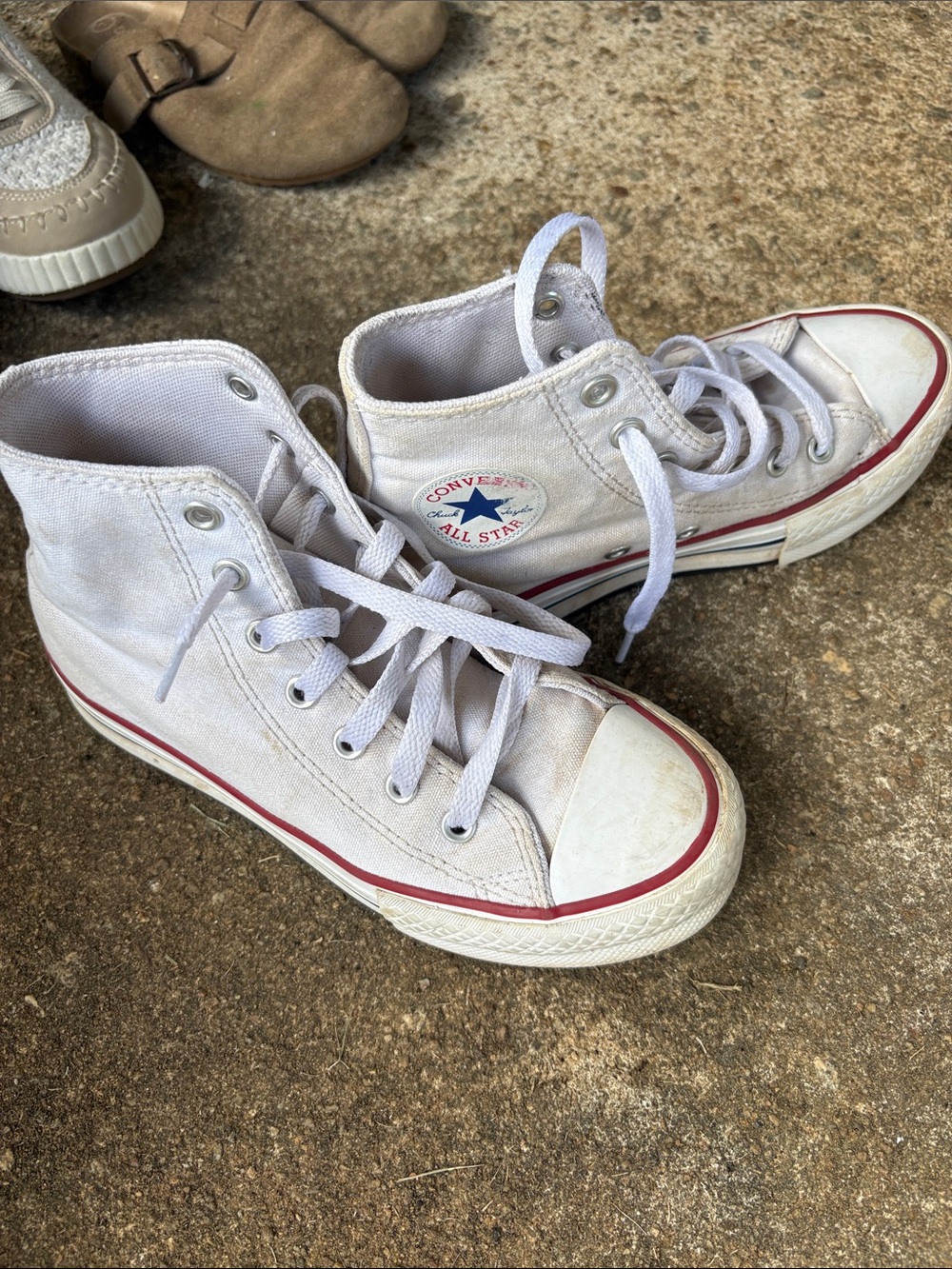 Converse Kids' White High-Top Sneakers - Classic All Star